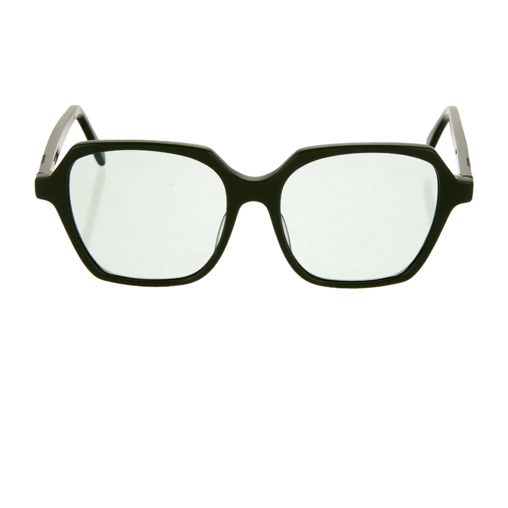 Westward Leaning Green Tinted Rectangular Sunglas… - image 4